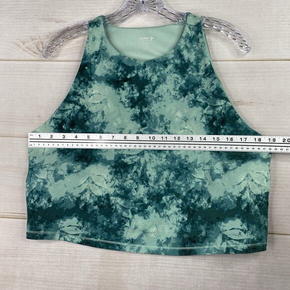 Old Navy Active Sports Bra XXL Powerchill Light Support Cloud Marble Swirl - Picture 4 of 11